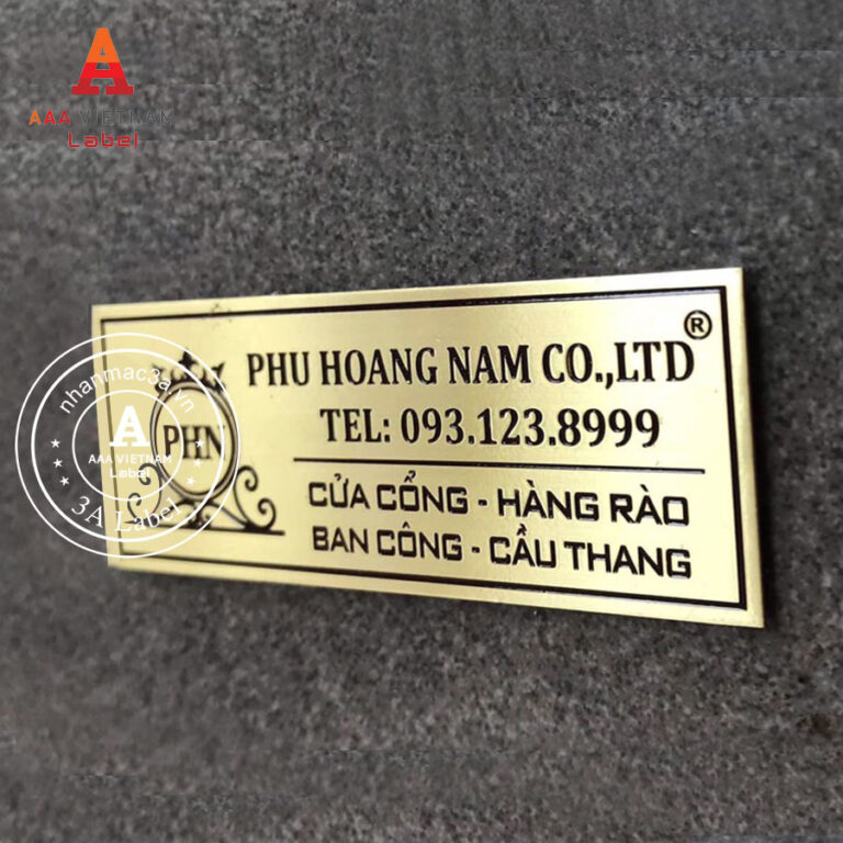 Tem đồng Phu Hoang Nam Company