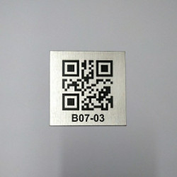 In tem QR code kim loại - Mẫu 01